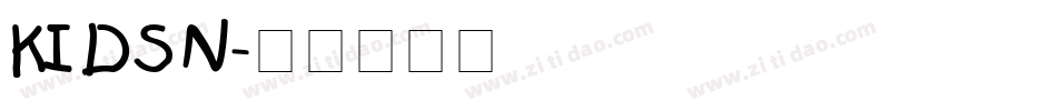 KIDSN字体转换