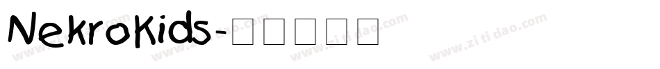 NekroKids字体转换