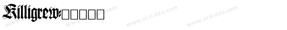 Killigrew字体转换