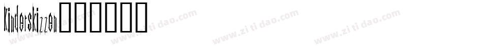 Kinderskizzen字体转换