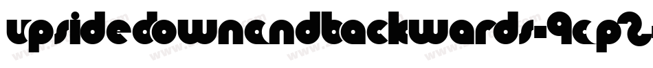 UpsideDownAndBackwards-9Gp2字体转换