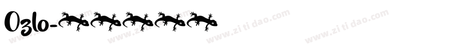 Ozlo字体转换