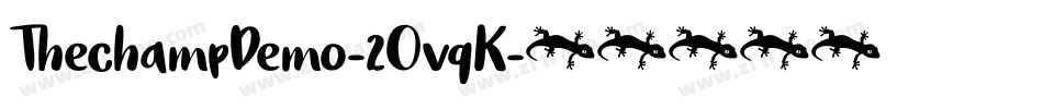 ThechampDemo-2OvqK字体转换