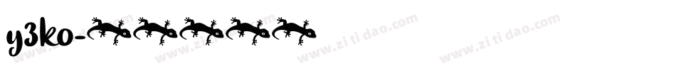 y3ko字体转换