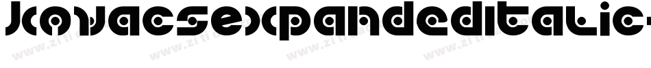 KovacsExpandedItalic-7Vx4字体转换