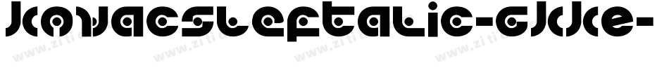 KovacsLeftalic-gKKE字体转换