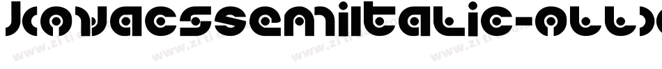 KovacsSemiItalic-oLLx字体转换