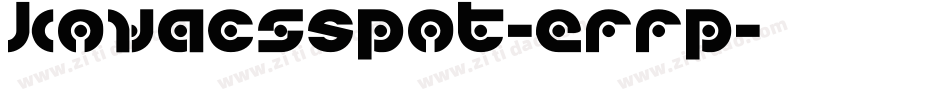 KovacsSpot-errp字体转换
