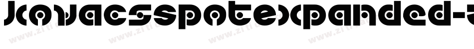 KovacsSpotExpanded-ZAAZ字体转换