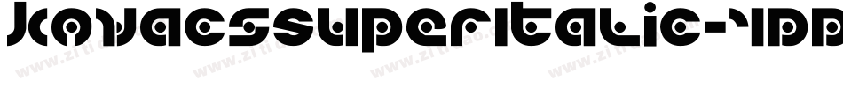 KovacsSuperItalic-4DD4字体转换