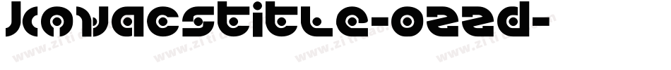 KovacsTitle-0ZZd字体转换