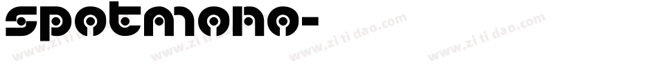 spotmono字体转换