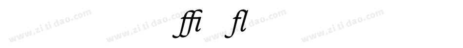 ren_regular字体转换