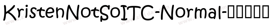KristenNotSoITC-Normal字体转换
