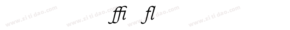 ren_regular字体转换