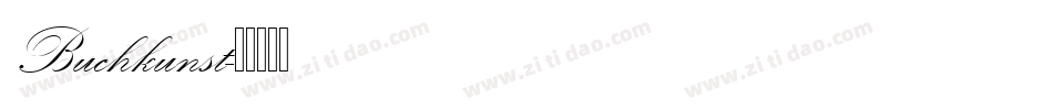 Buchkunst字体转换