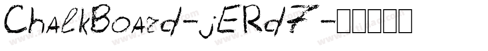 ChalkBoard-jERd7字体转换