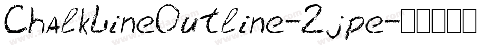 ChalkLineOutline-2jpe字体转换