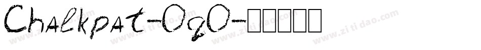Chalkpat-OqO字体转换