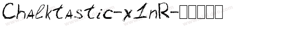Chalktastic-x1nR字体转换