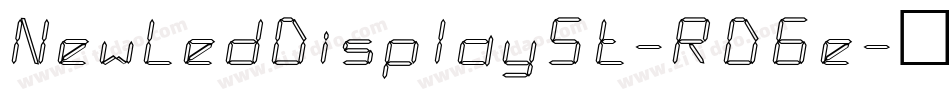 NewLedDisplaySt-RD6e字体转换