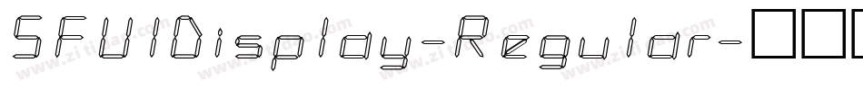 SFUIDisplay-Regular字体转换