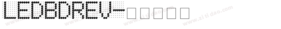 LEDBDREV字体转换