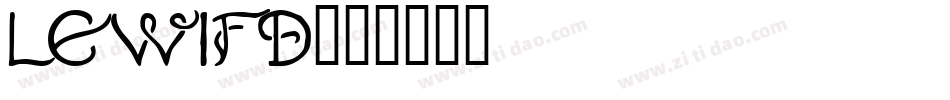 LEWIFD字体转换