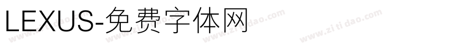 LEXUS字体转换