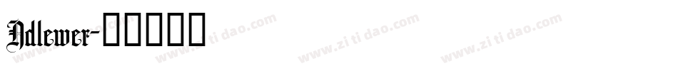 Ndlewer字体转换