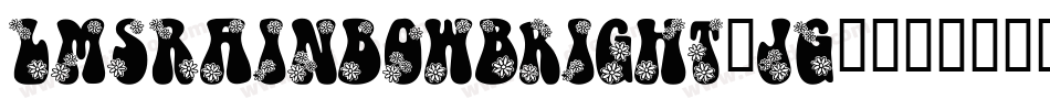LmsRainbowBright-JG67字体转换