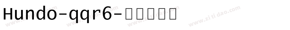 Hundo-qqr6字体转换