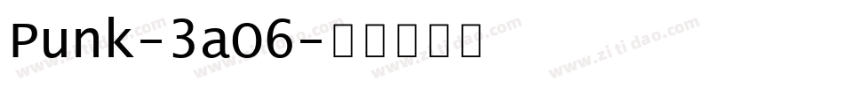 Punk-3aO6字体转换
