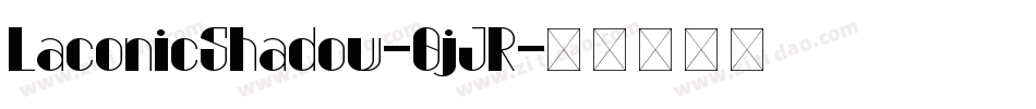 LaconicShadow-0jJR字体转换