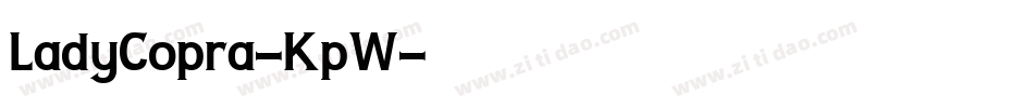 LadyCopra-KpW字体转换