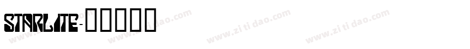 Starlite字体转换