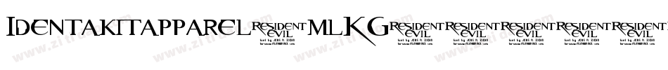 Identakitapparel-mlKG字体转换