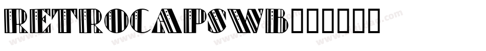 RetroCapsWB字体转换