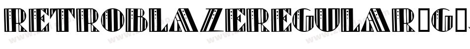 RetroblazeRegular-g7JP字体转换