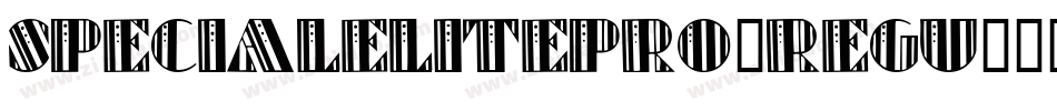 SpecialElitePro-Regu字体转换