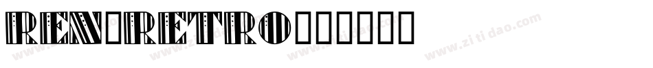 ren_retro字体转换