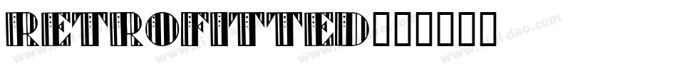 retrofitted字体转换