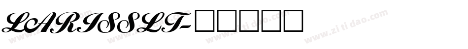 LARISSLT字体转换