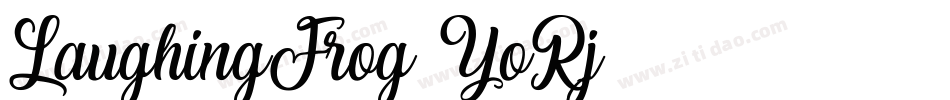 LaughingFrog-YoRj字体转换