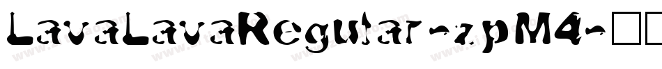 LavaLavaRegular-zpM4字体转换