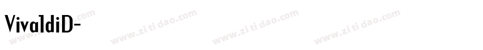 VivaldiD字体转换