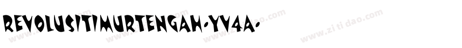 RevolusiTimurTengah-Yv4a字体转换