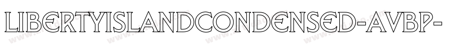 LibertyIslandCondensed-AvBp字体转换