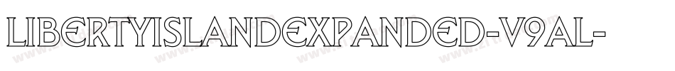 LibertyIslandExpanded-V9al字体转换