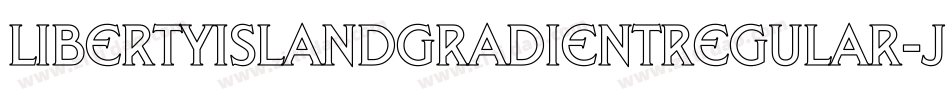 LibertyIslandGradientRegular-jow9字体转换